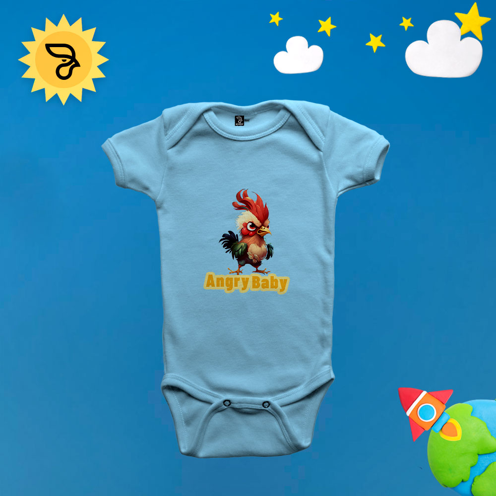 Body 100% algodão Rooster Angry Baby - Imagem 4