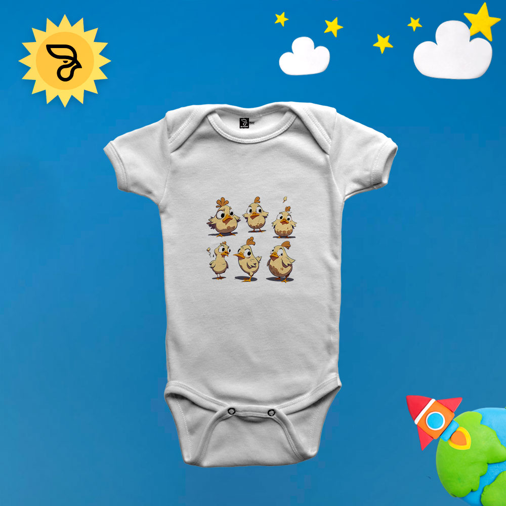 Body 100% algodão ROOSTER BIG EYES