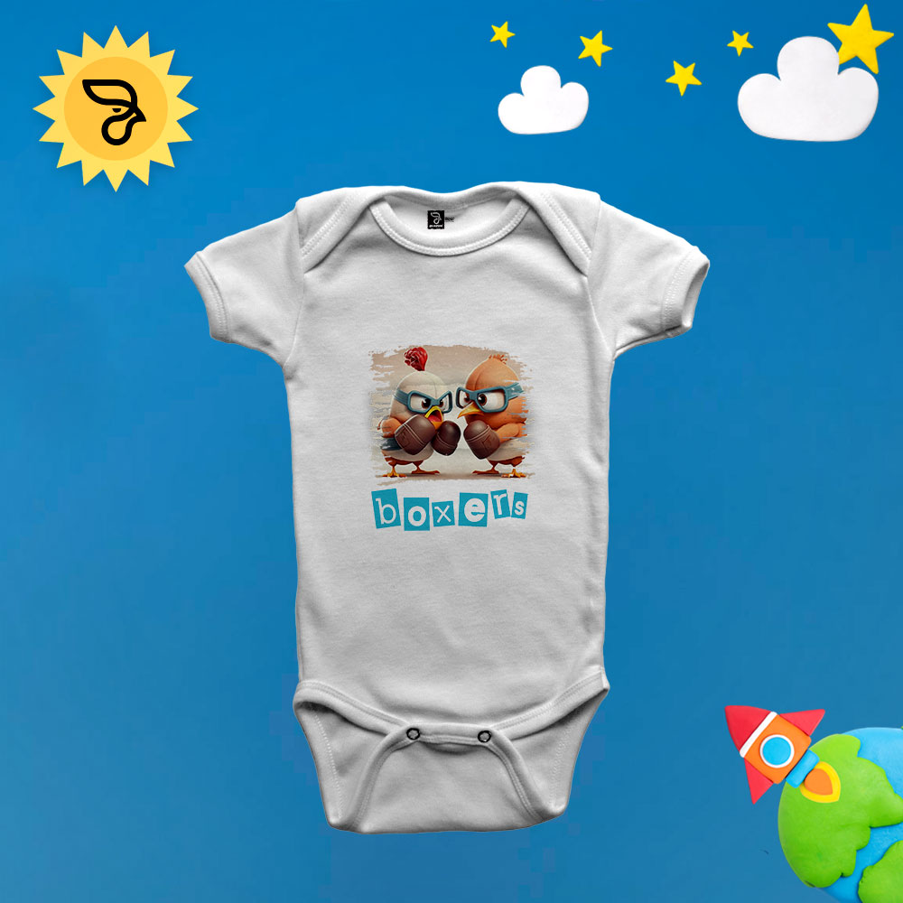 Body 100% algodão ROOSTER BOXERS BABIES - Imagem 3