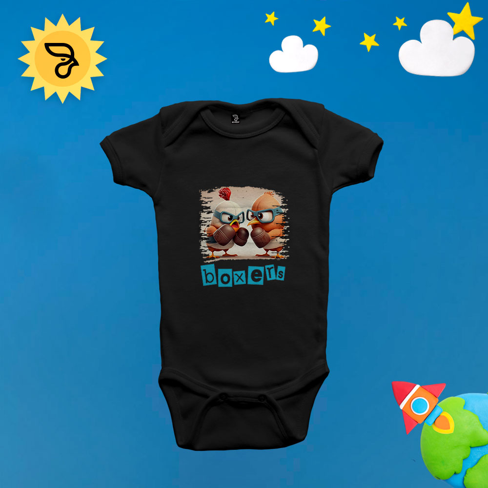 Body 100% algodão ROOSTER BOXERS BABIES