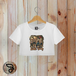 Cropped 100% algodão ROOSTER LITTLE GANG