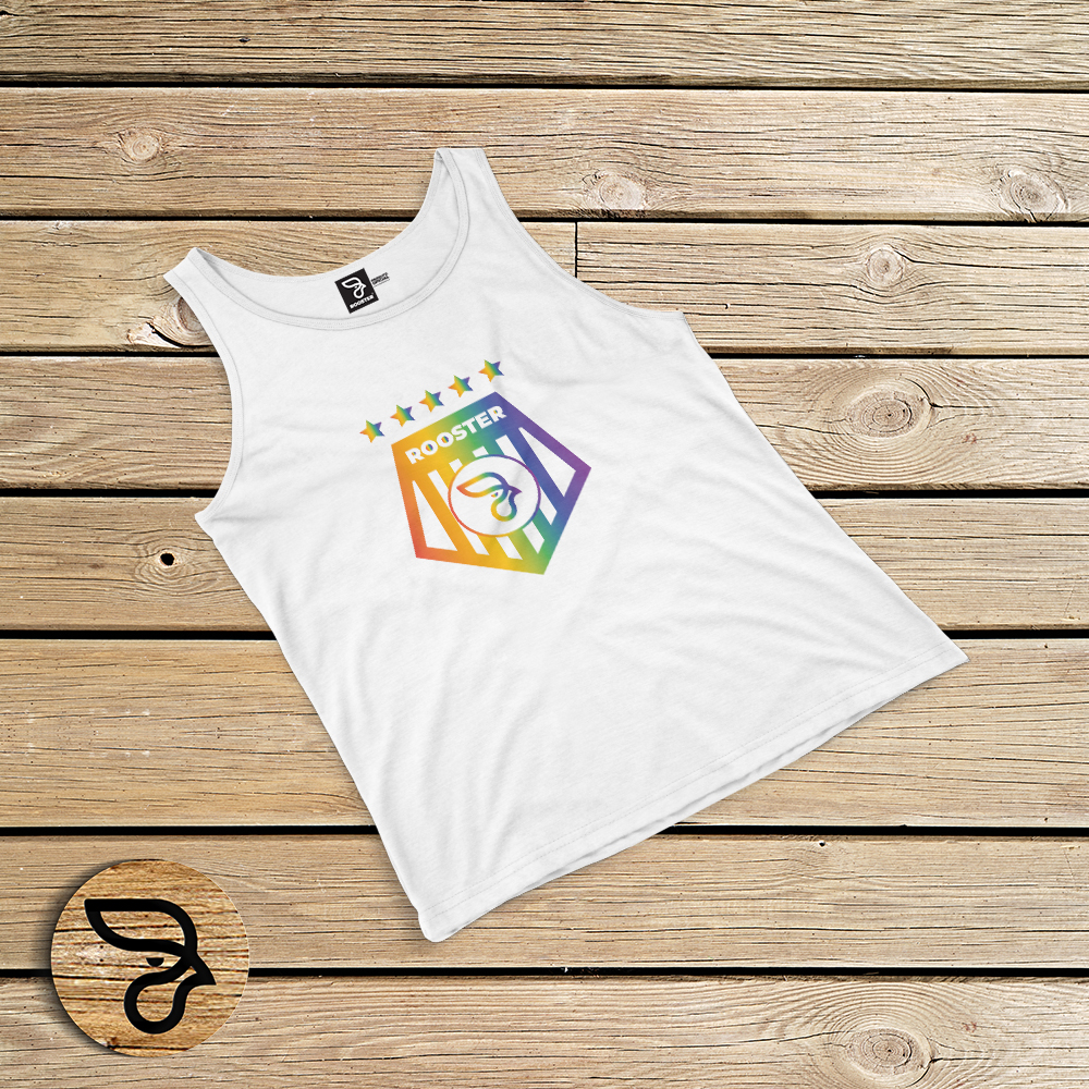 Regata 100% Algodão LGBTQIA+ ROOSTER STARS SHIELD - Imagem 3