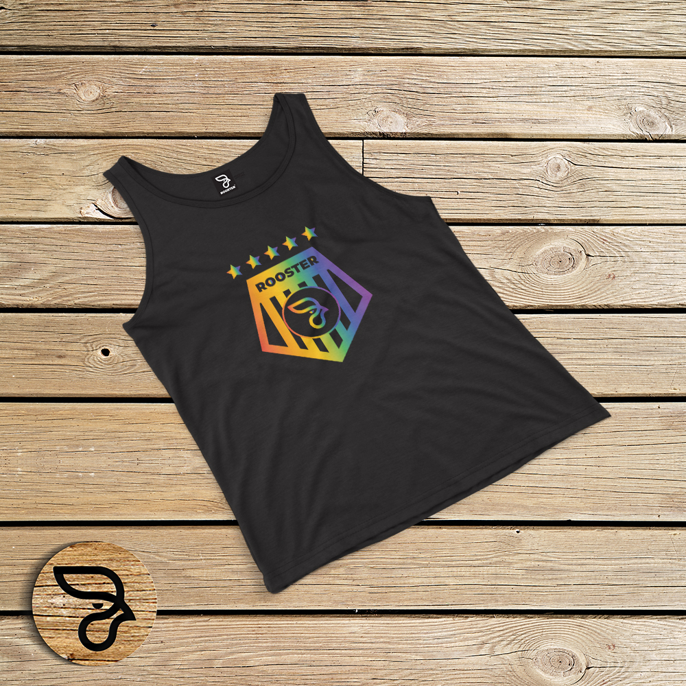 Regata 100% Algodão LGBTQIA+ ROOSTER STARS SHIELD - Imagem 2