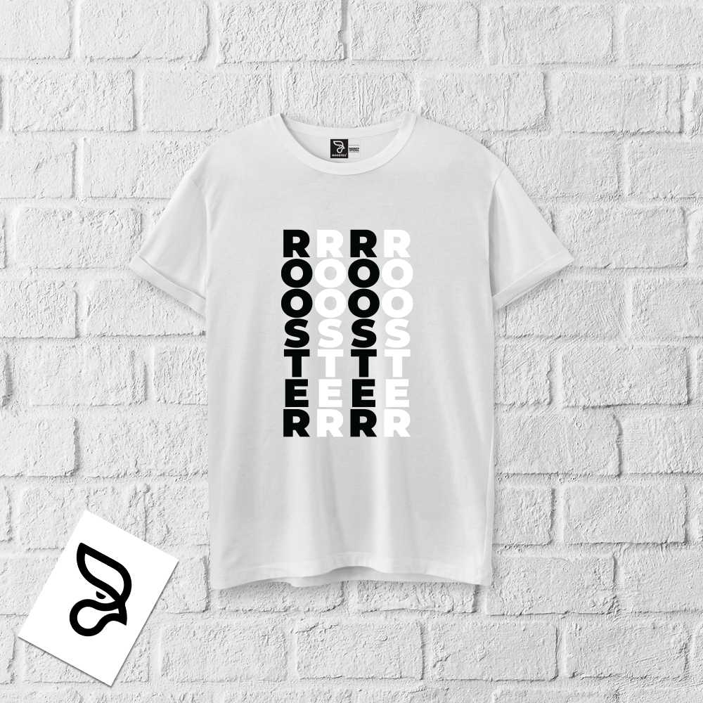 Camisa 100% algodão ROOSTER BLACK WHITE - Imagem 6