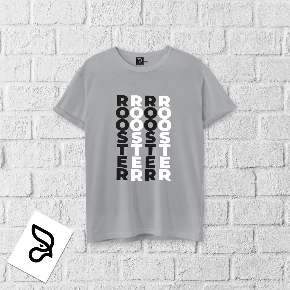 Camisa 100% algodão ROOSTER BLACK WHITE