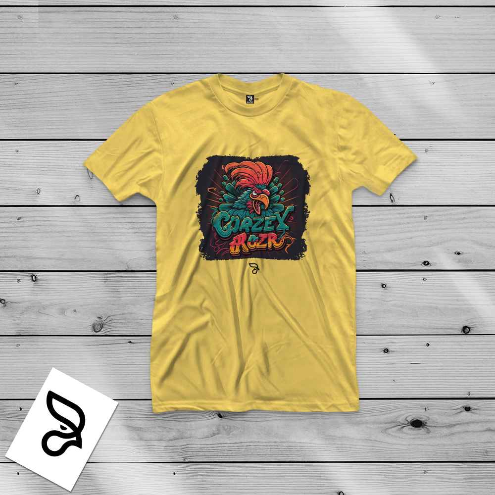 Camisa 100% algodão TOPKNOT ROOSTER