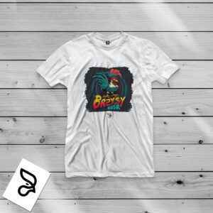 Camisa 100% algodão CRAZY ROOSTER