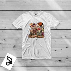 Camisa 100% algodão WILD CHICKS ROOSTER