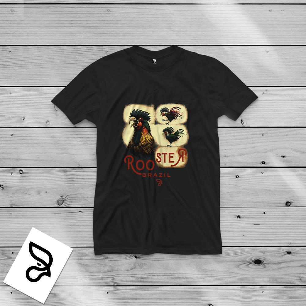 Camisa 100% algodão SCREAMING ROOSTER