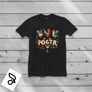 Camisa 100% algodão FOUR ROOSTER CUCKOO
