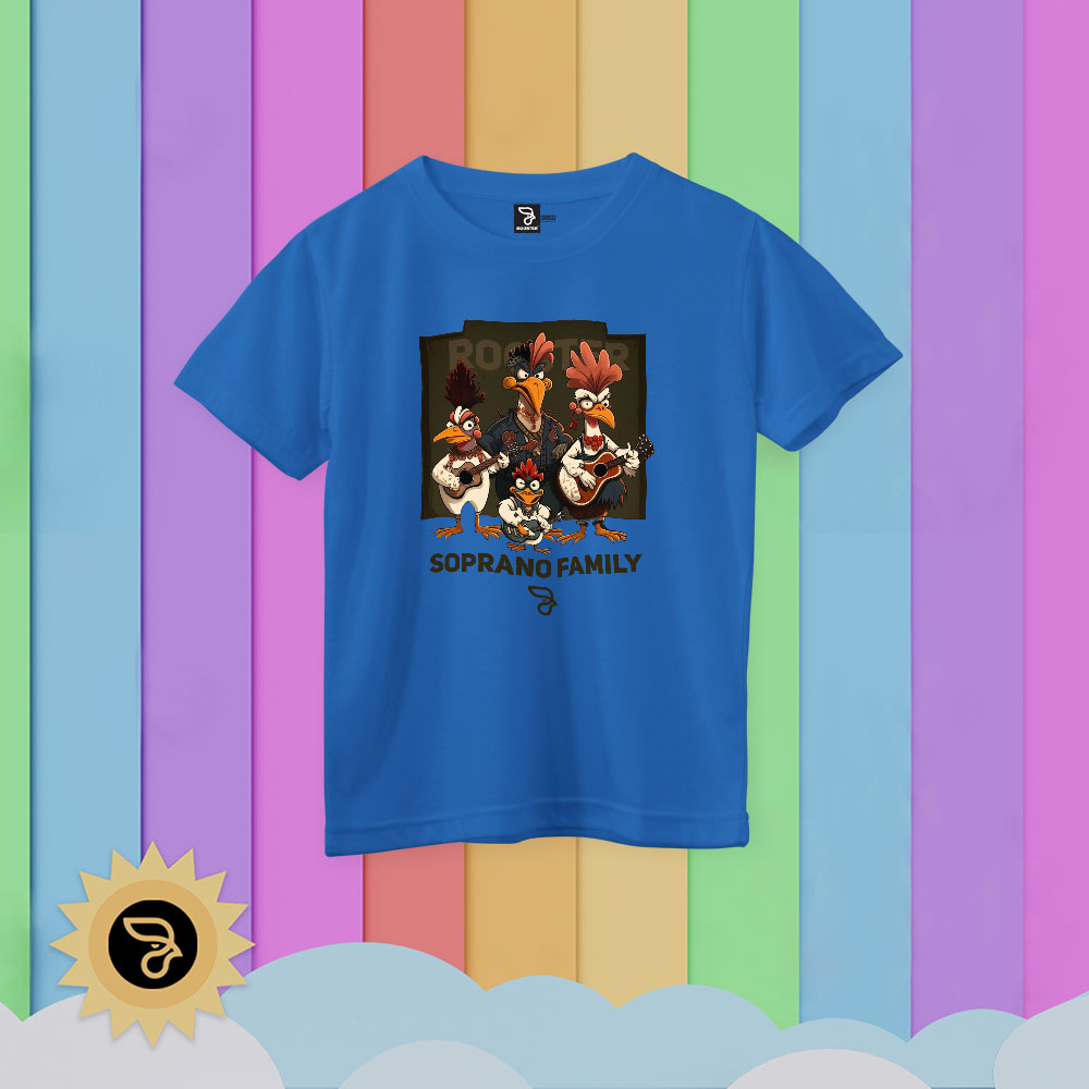 Camisa 100% algodão INFANTIL ROOSTER SOPRANO MUSIC FAMILY - Imagem 5