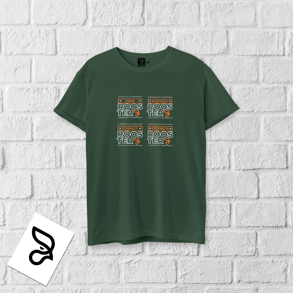 Camisa 100% algodão ROOSTER 4POWER OUTLINES