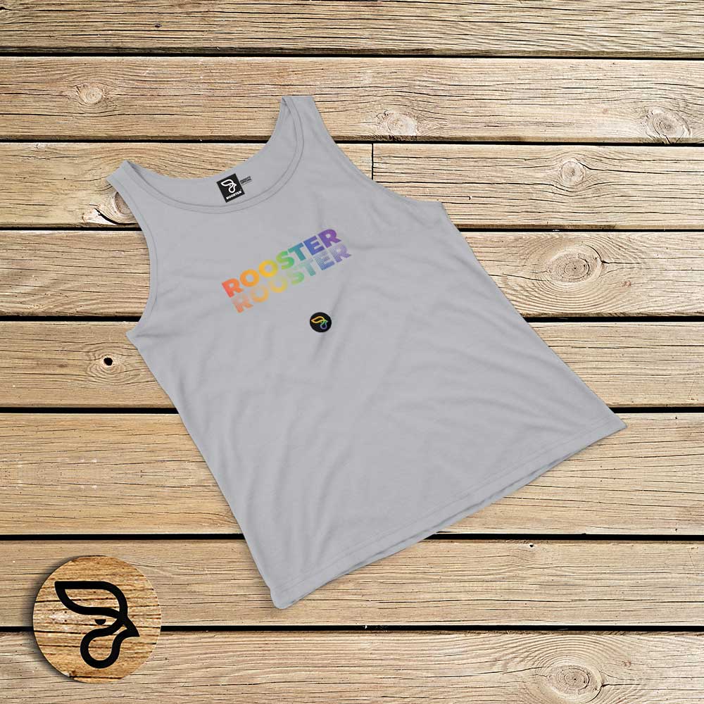 Regata 100% Algodão LGBTQIA+ RAINBOW SUNRISE ROOSTER