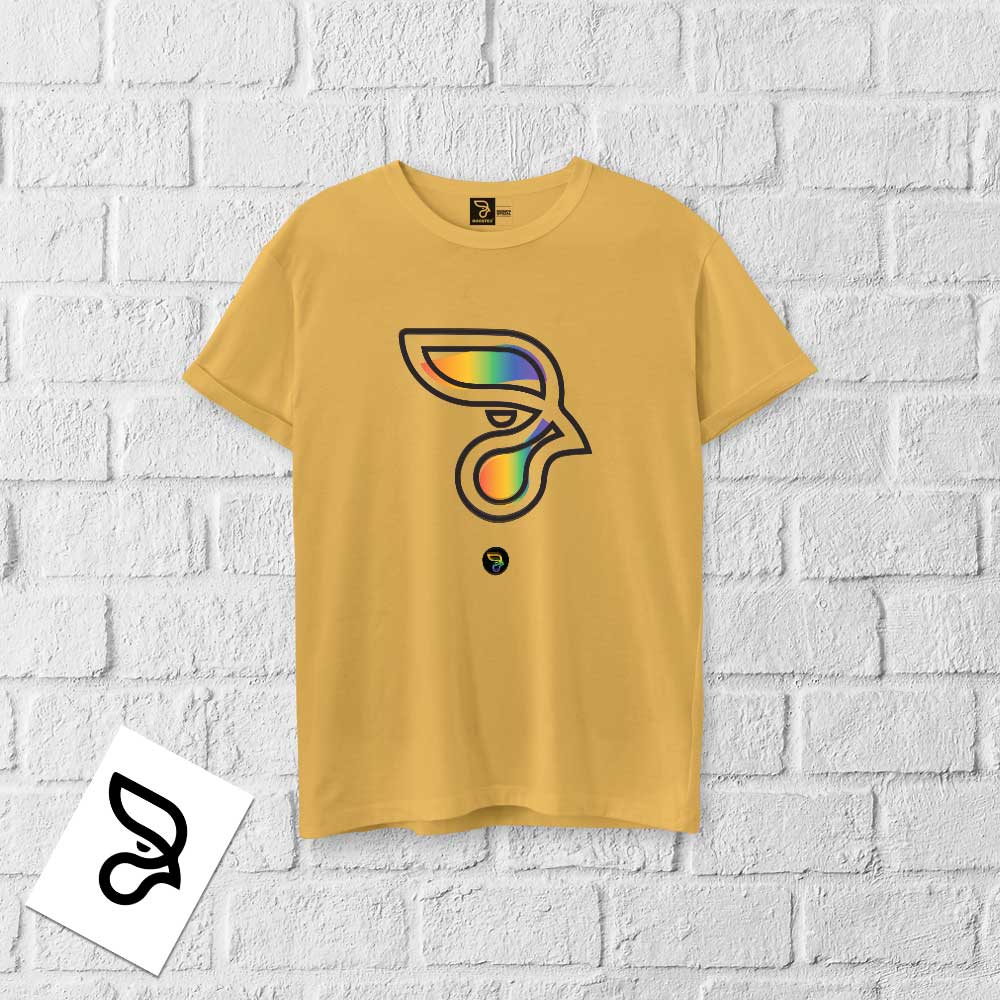 Camisa 100% algodão LGBTQIA+ RAINBOW ROOSTER - Imagem 3