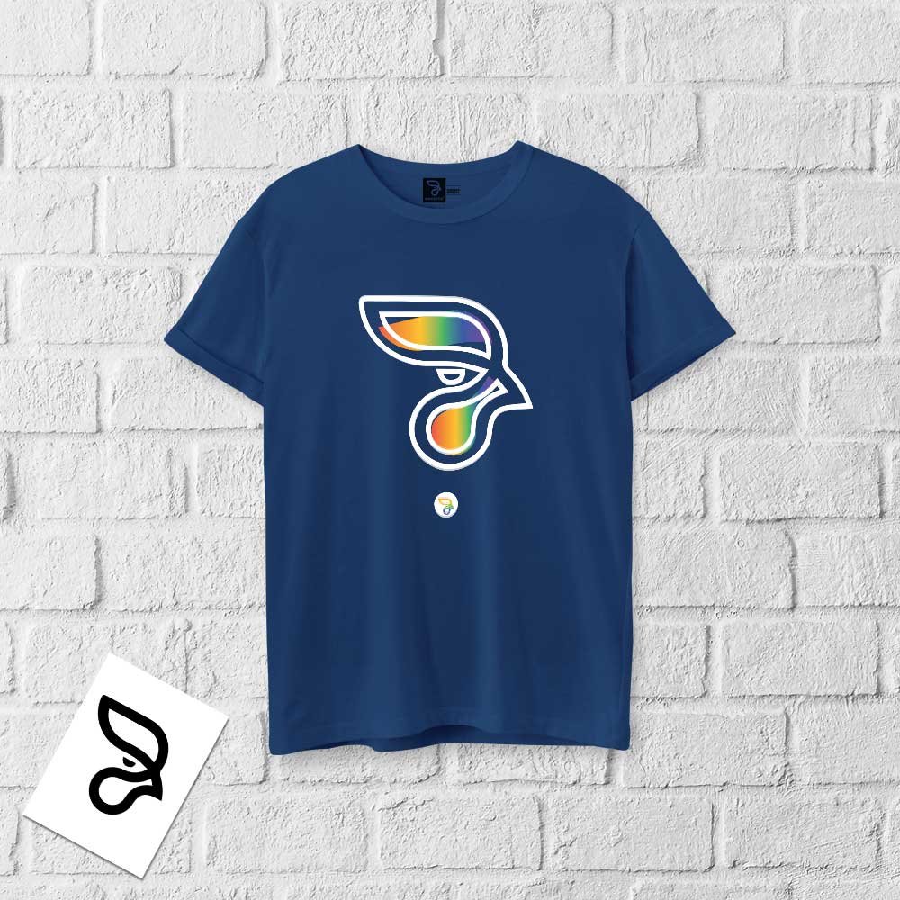 Camisa 100% algodão LGBTQIA+ RAINBOW ROOSTER - Imagem 4
