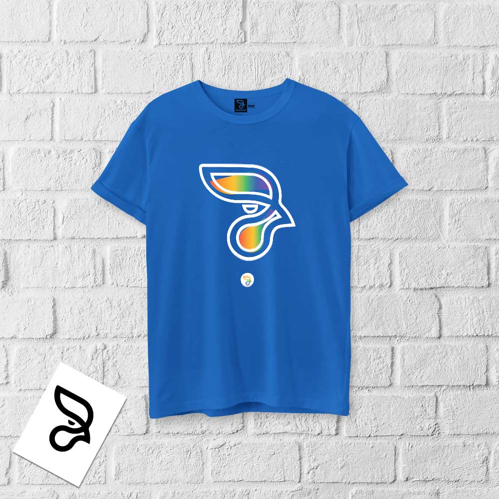 Camisa 100% algodão LGBTQIA+ RAINBOW ROOSTER - Imagem 5