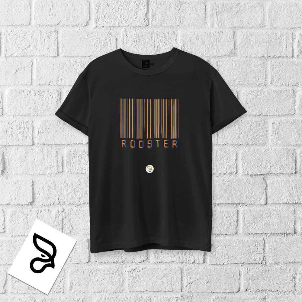 Camisa 100% algodão LGBTQIA+ CODE RAINBOW ROOSTER - Imagem 5