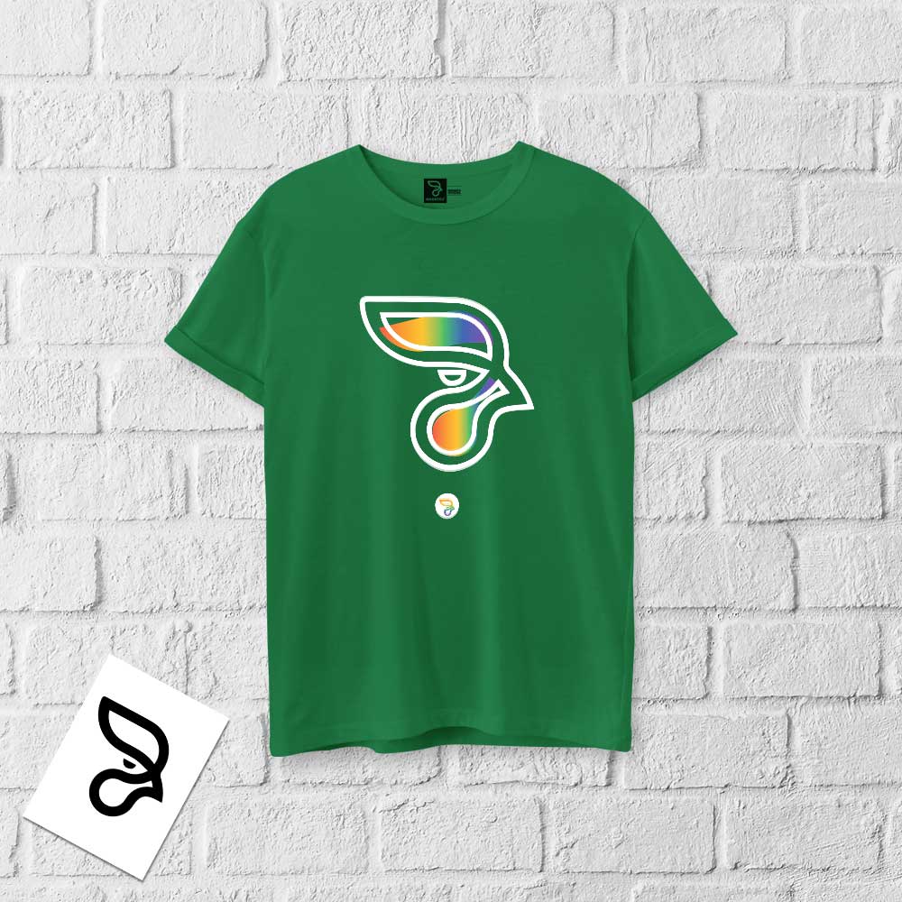 Camisa 100% algodão LGBTQIA+ RAINBOW ROOSTER - Imagem 10