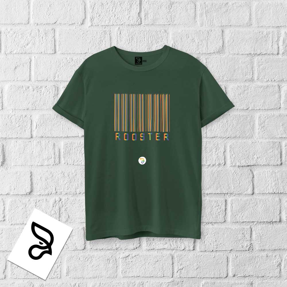 Camisa 100% algodão LGBTQIA+ CODE RAINBOW ROOSTER - Imagem 8