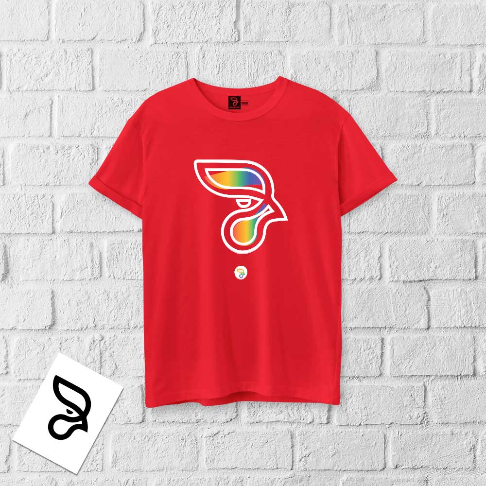 Camisa 100% algodão LGBTQIA+ RAINBOW ROOSTER - Imagem 12