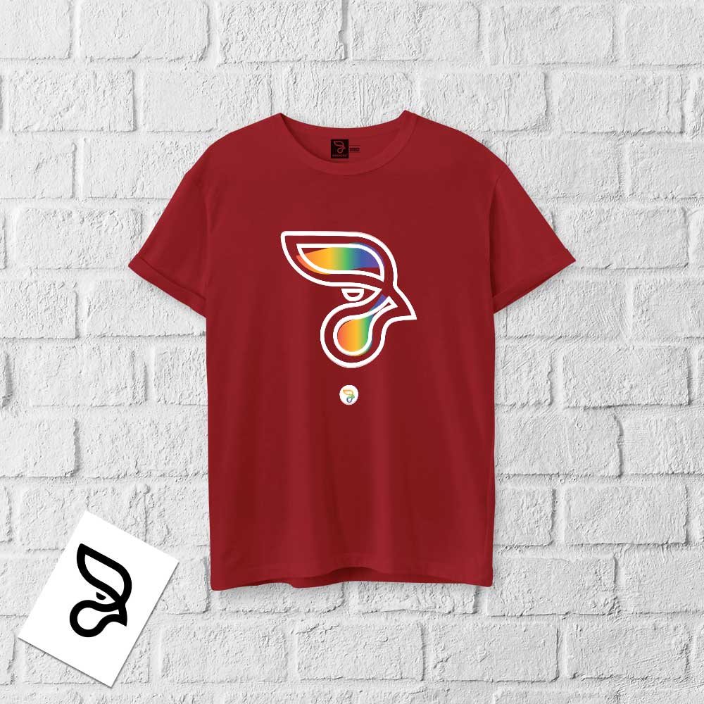 Camisa 100% algodão LGBTQIA+ RAINBOW ROOSTER - Imagem 13