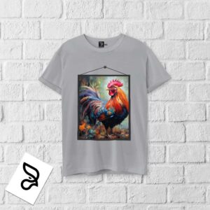 CAMISA 100% ALGODÃO EXCLUSIVA ROOSTER IN PAINT