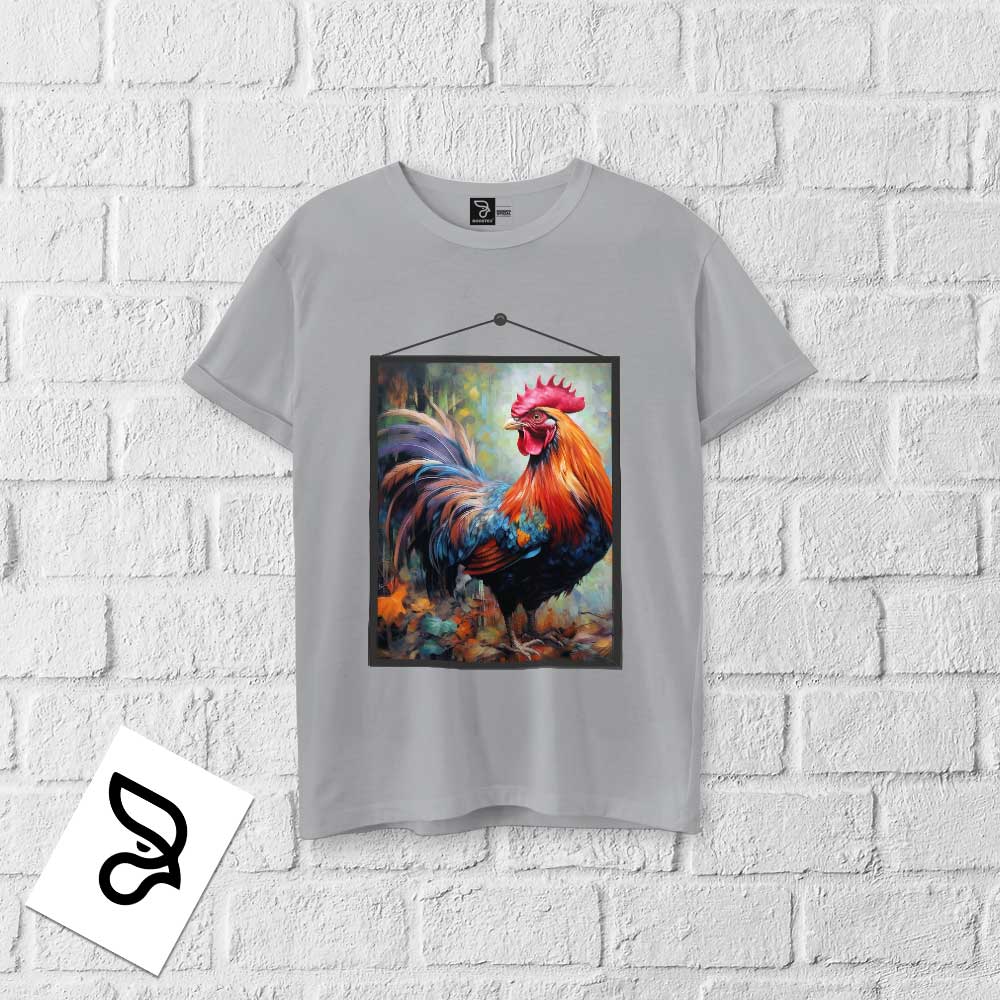 CAMISA 100% ALGODÃO EXCLUSIVA ROOSTER IN PAINT